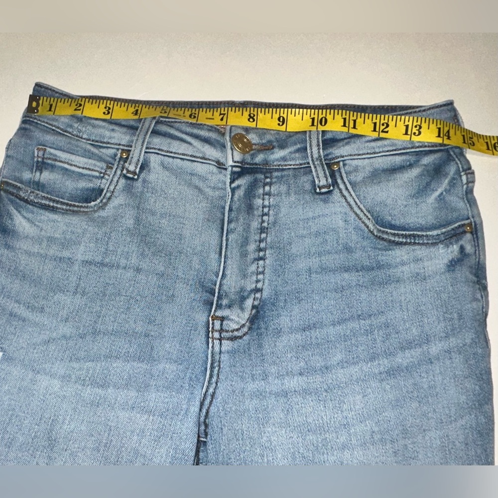Kut From The Kloth Reese Ankle Straight Leg‎ Denim Raw Hem Jeans Women’s Size 4 - Picture 6 of 9